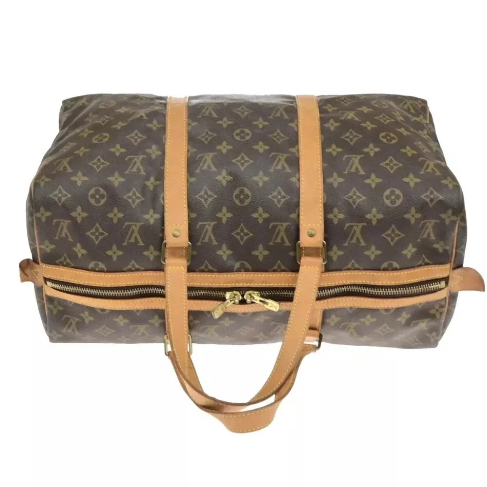 LOUIS VUITTON Sac Souple 45 Travel Hand Bag Monogram Leather BN